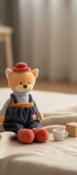 Peluche baby ben Bukowski Design en situation – doudou bébé doux et rassurant, idéal comme cadeau de naissance – Tawus