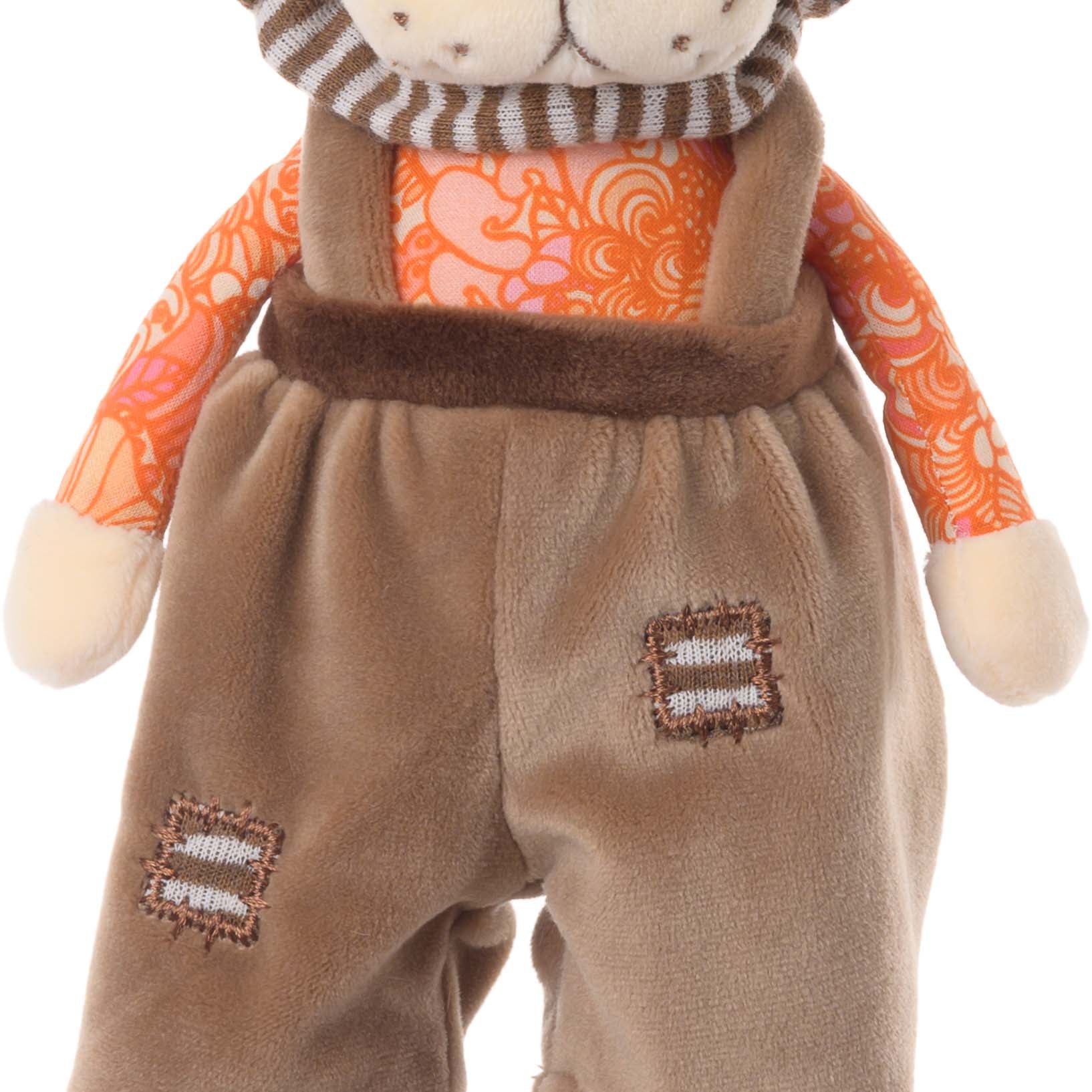 Baby Léo lion Bukowski Design avec bébé – peluche lion doudou cadeau naissance jouet enfant original – Tawus