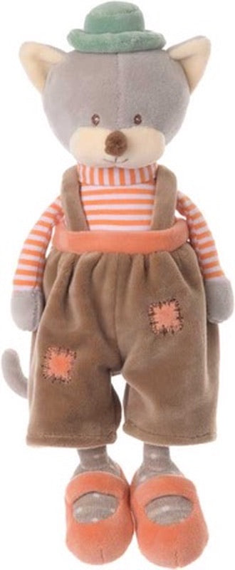 Baby Rémi chat Bukowski Design en situation – peluche bébé chat doudou cadeau naissance enfant original – Tawus