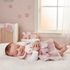 Peluche  lapin Bibi Bukowski Design en situation – doudou bébé doux et rassurant, idéal comme cadeau de naissance – Tawus