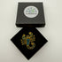 Broche Scorpion fait main dans son écrin – cadeau anniversaire astrologie bijou brodé – Tawus