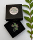 Broche cactus fait main dans son écrin – cadeau original bijou cactus plante désert broderie artisanale succulent – Tawus
