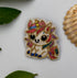 Broche chibi licorne brodée main – bijou artisanal licorne kawaii chibi féerique perles et fils pastel irisés – Tawus
