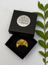 Broche croissant fait main dans son écrin – cadeau original bijou croissant Paris France broderie artisanale gourmand – Tawus