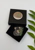 Broche koala fils métalliques fait main dans son écrin – cadeau original bijou koala Australie broderie artisanale métallique – Tawus
