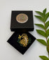 Broche léopard version 2 fait main dans son écrin – cadeau original bijou léopard félin Afrique taches broderie artisanale – Tawus
