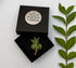Broche papyrus fait main dans son écrin – cadeau original bijou Égypte antique broderie artisanale – Tawus