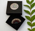 Broche éventail fait main dans son écrin – cadeau original bijou élégant vintage broderie artisanale – Tawus
