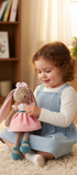 Peluche Sunny Sister Bukowski Design en situation – doudou bébé doux et rassurant, idéal comme cadeau de naissance – Tawus