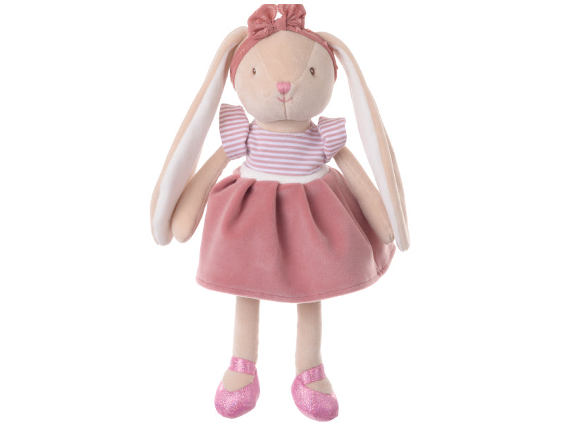 Bunny Sisters rose Bukowski Design – peluche lapin rose bébé cadeau naissance fille unique – Tawus