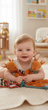 Peluche Harald et Helga baby rug Bukowski Design en situation – doudou bébé doux et rassurant, idéal comme cadeau de naissance – Tawus