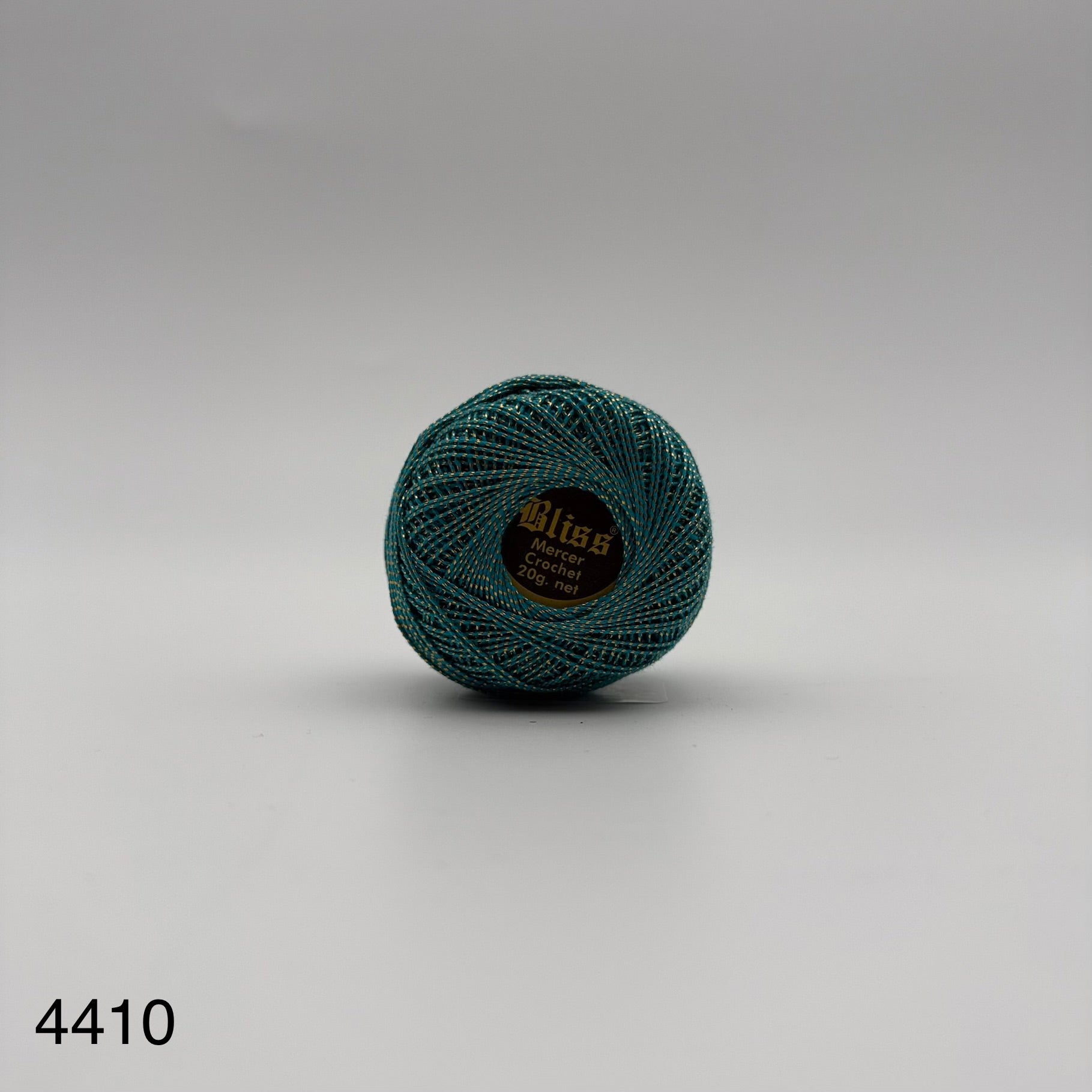Fils coton bicolore et lurex pour broder ou crocheter 4410