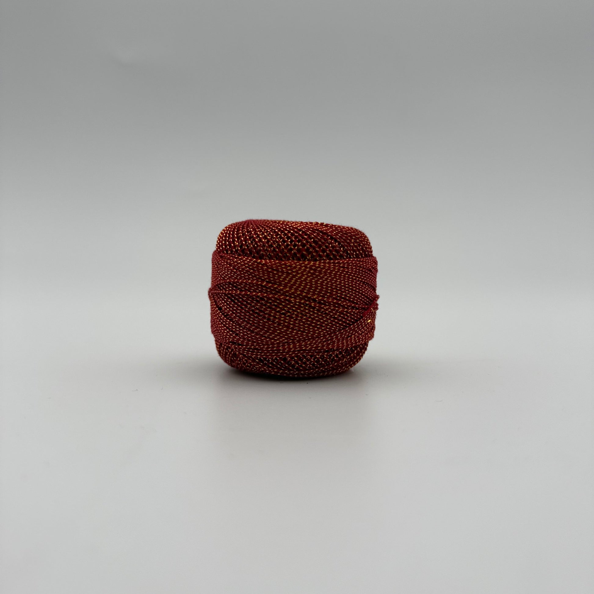Fils coton bicolore et lurex pour broder ou crocheter 6025
