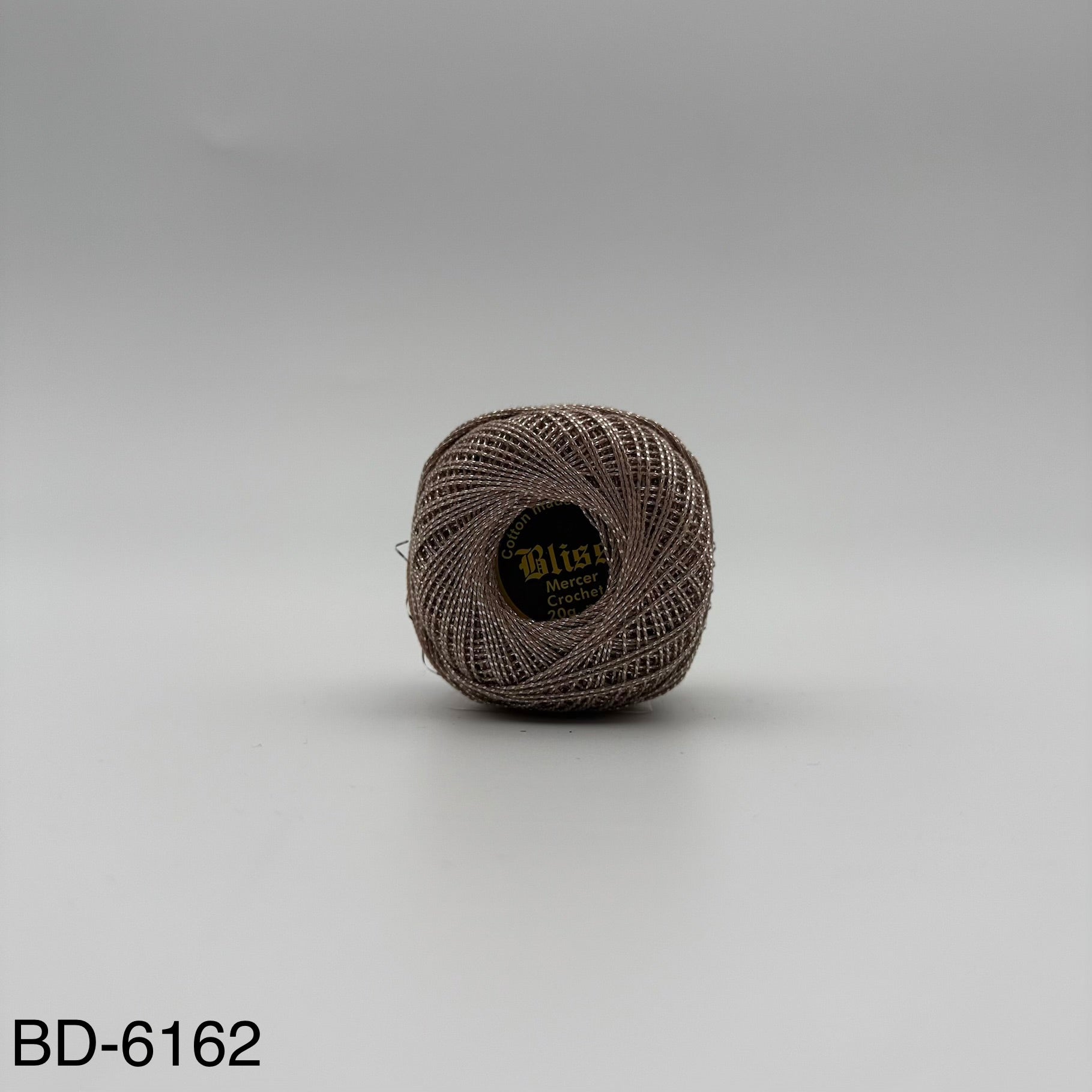 Fils coton bicolore et lurex pour broder ou crocheter BD-6162
