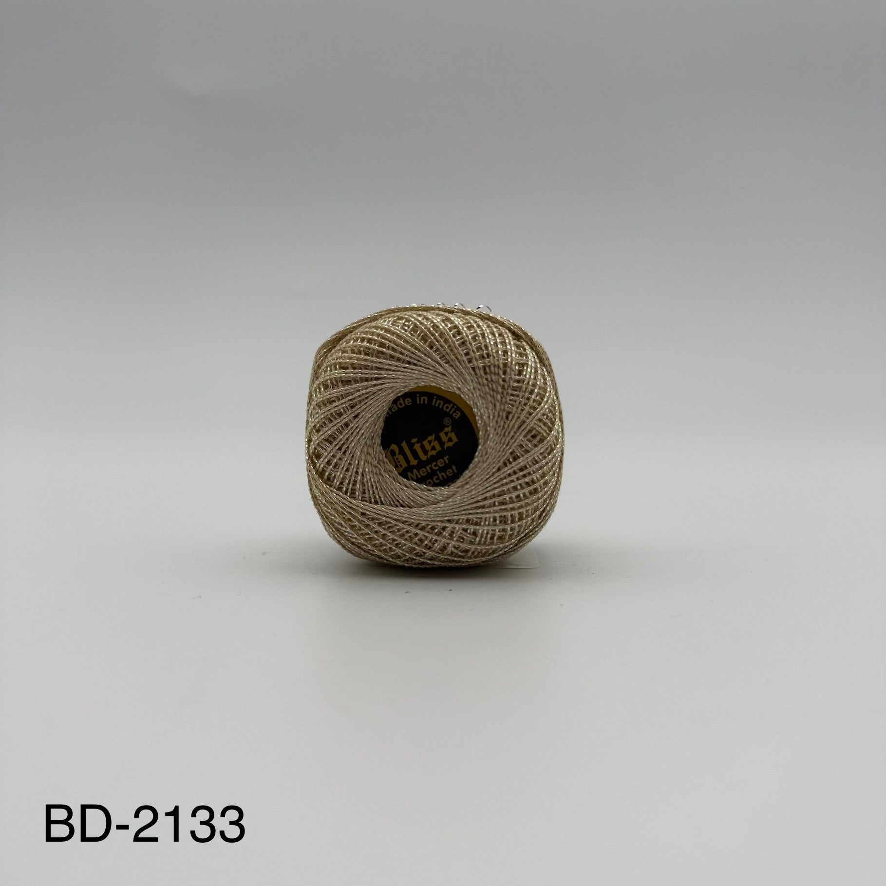 Fils coton bicolore et lurex pour broder ou crocheter BD-2133
