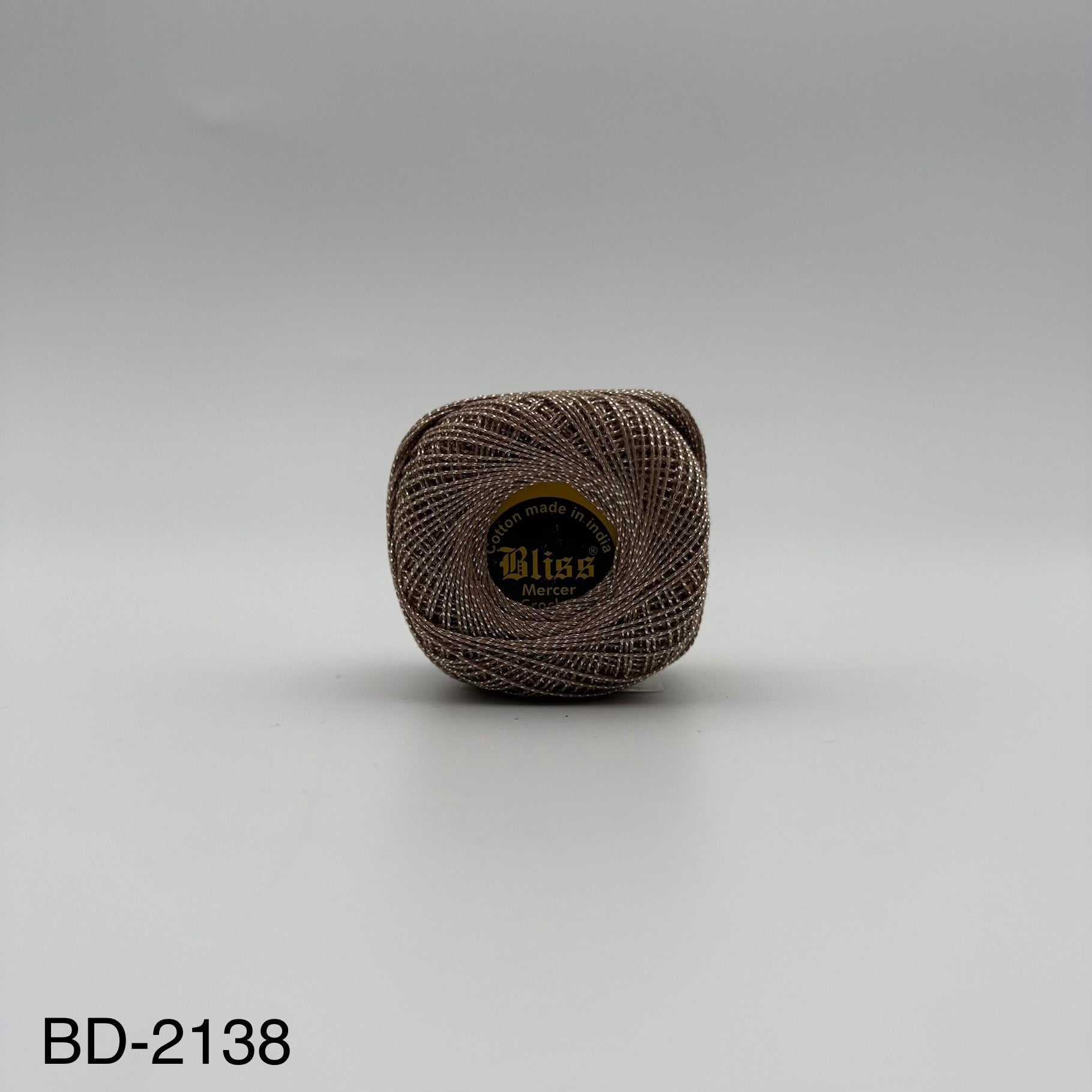 Fils coton bicolore et lurex pour broder ou crocheter BD-2138