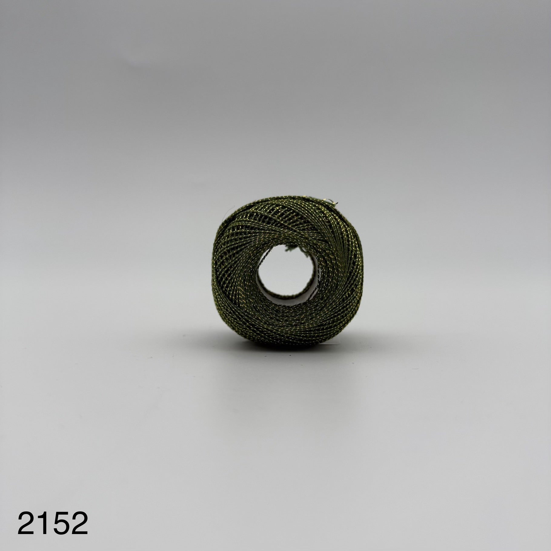 Fils coton bicolore et lurex pour broder ou crocheter 2152