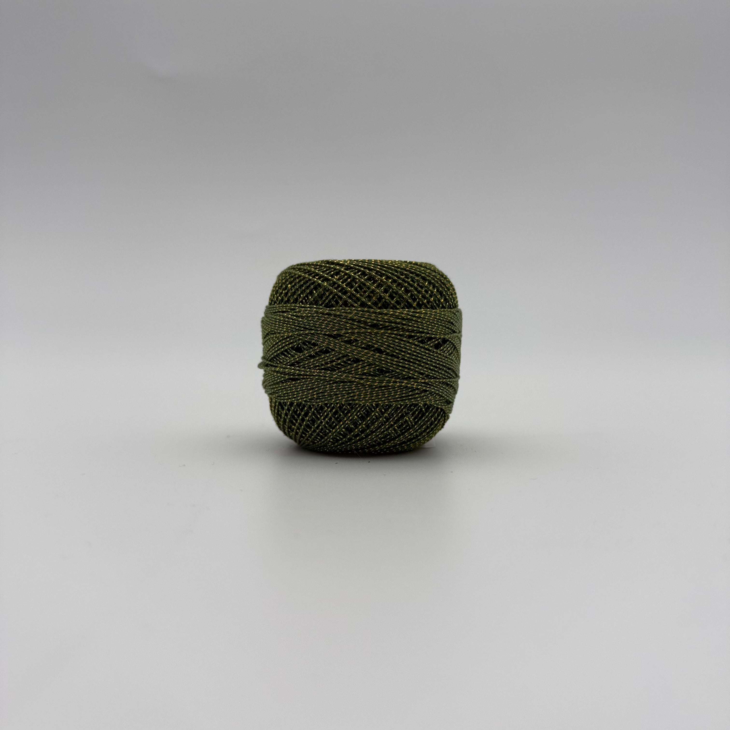 Fils coton bicolore et lurex pour broder ou crocheter 2152