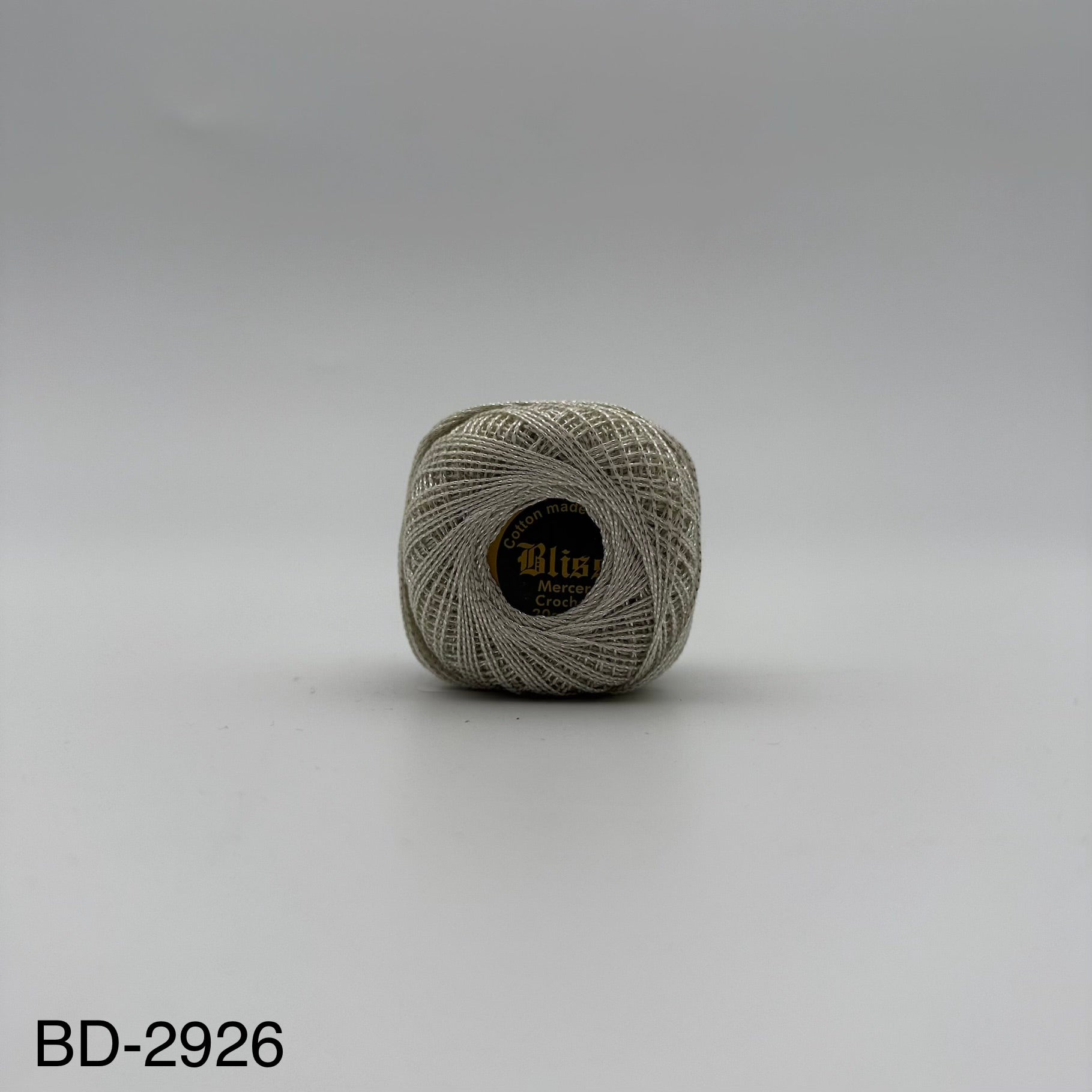 Fils coton bicolore et lurex pour broder ou crocheter BD-2926