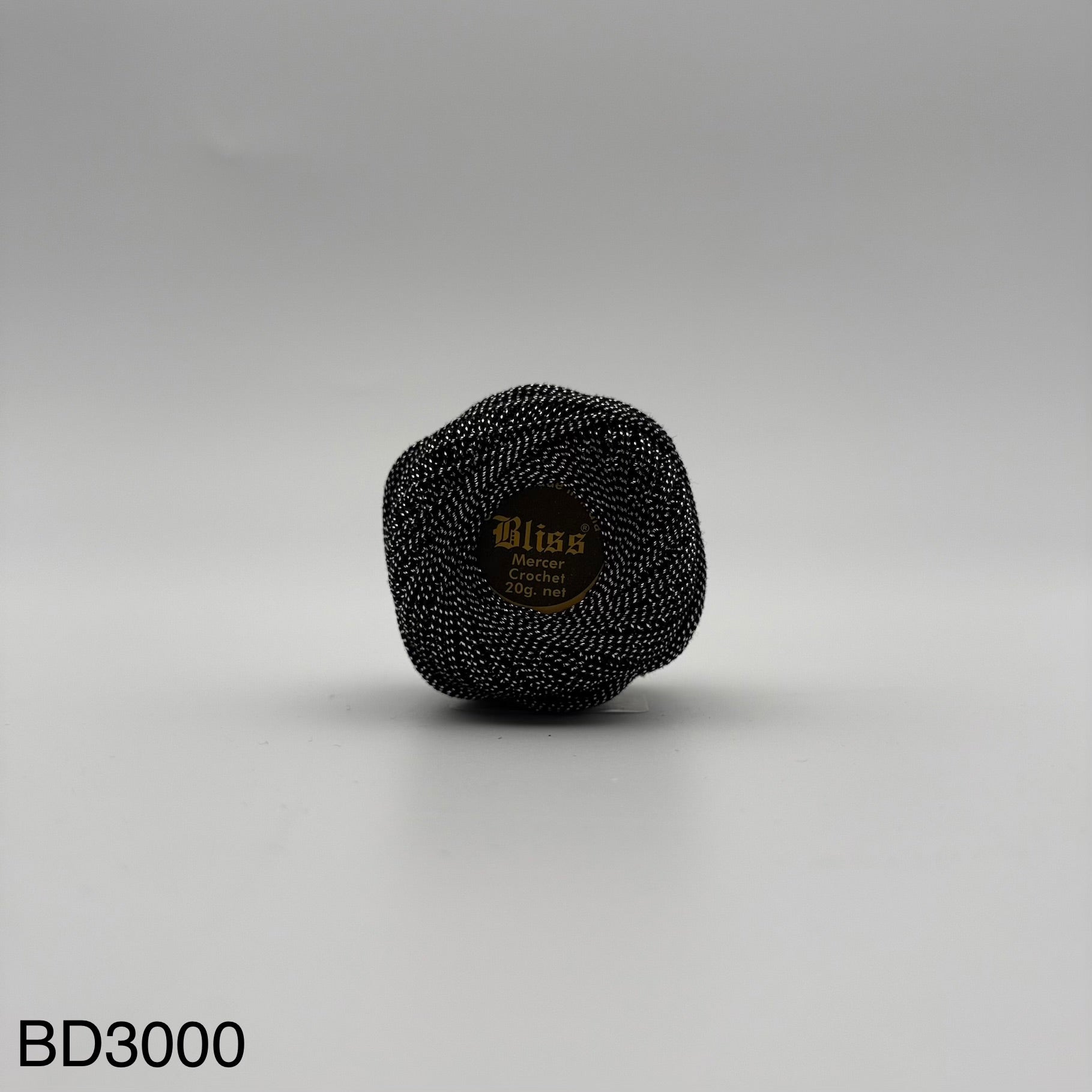 Fils coton bicolore et lurex pour broder ou crocheter BD-3000