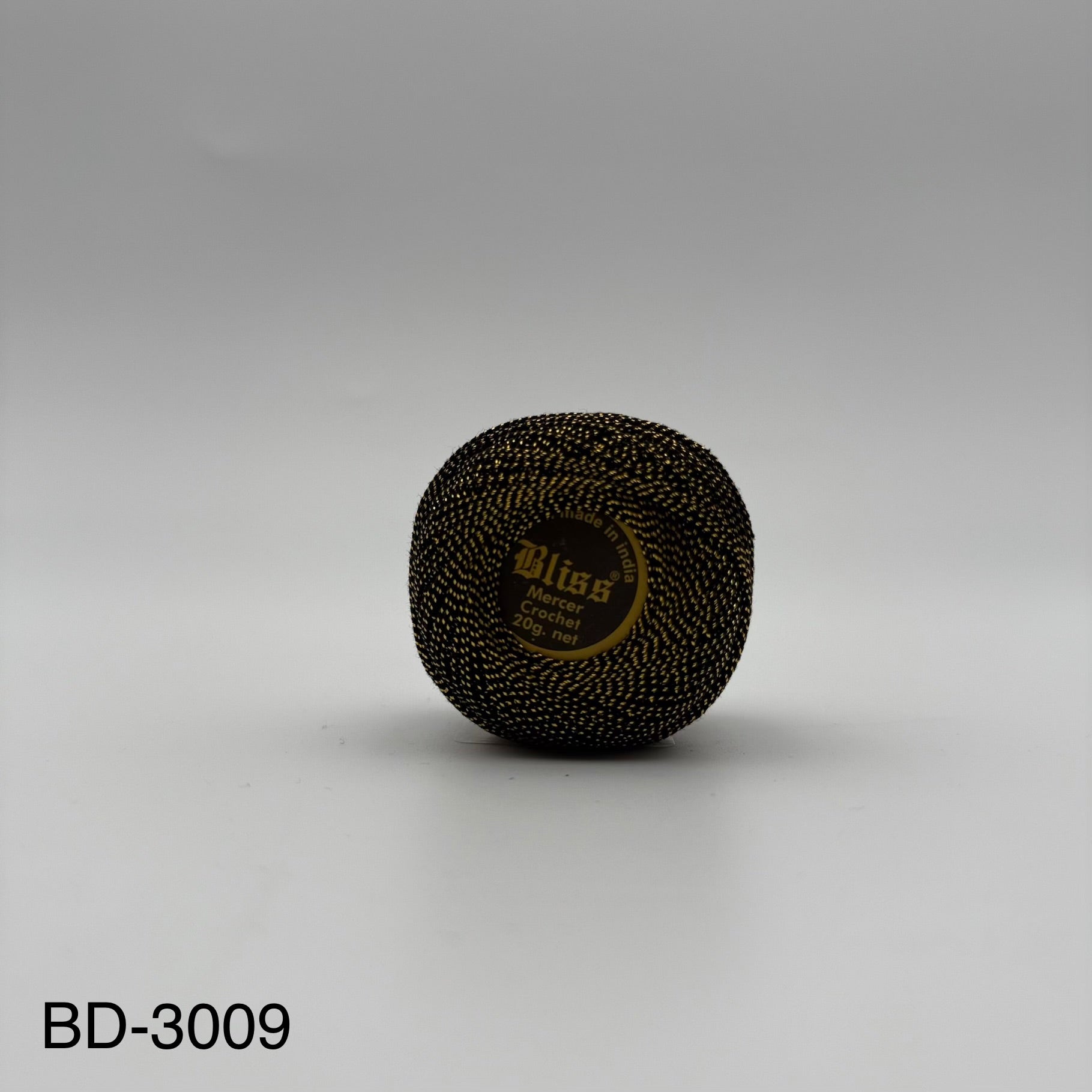 Fils coton bicolore et lurex pour broder ou crocheter BD-3009