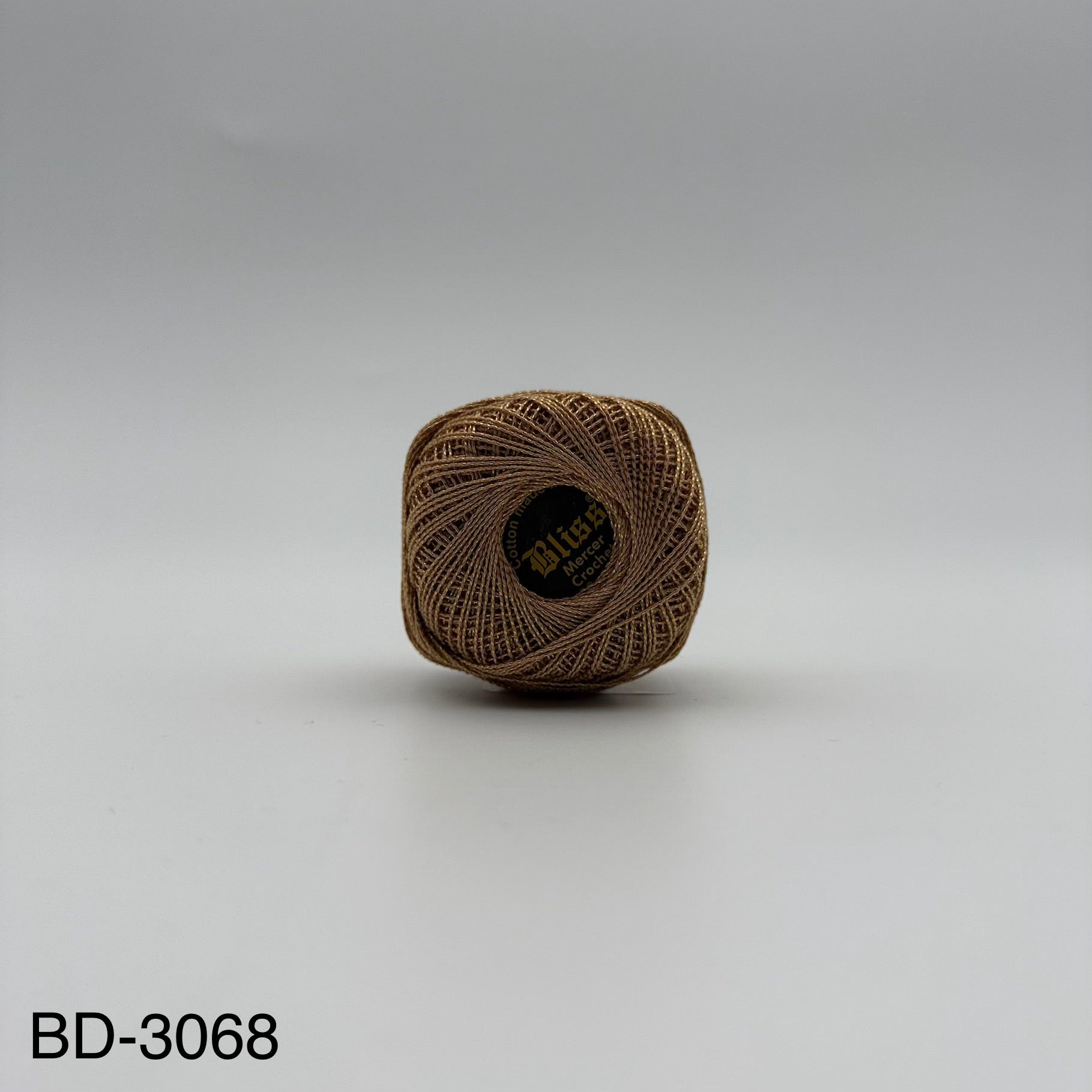 Fils coton bicolore et lurex pour broder ou crocheter BD-3068