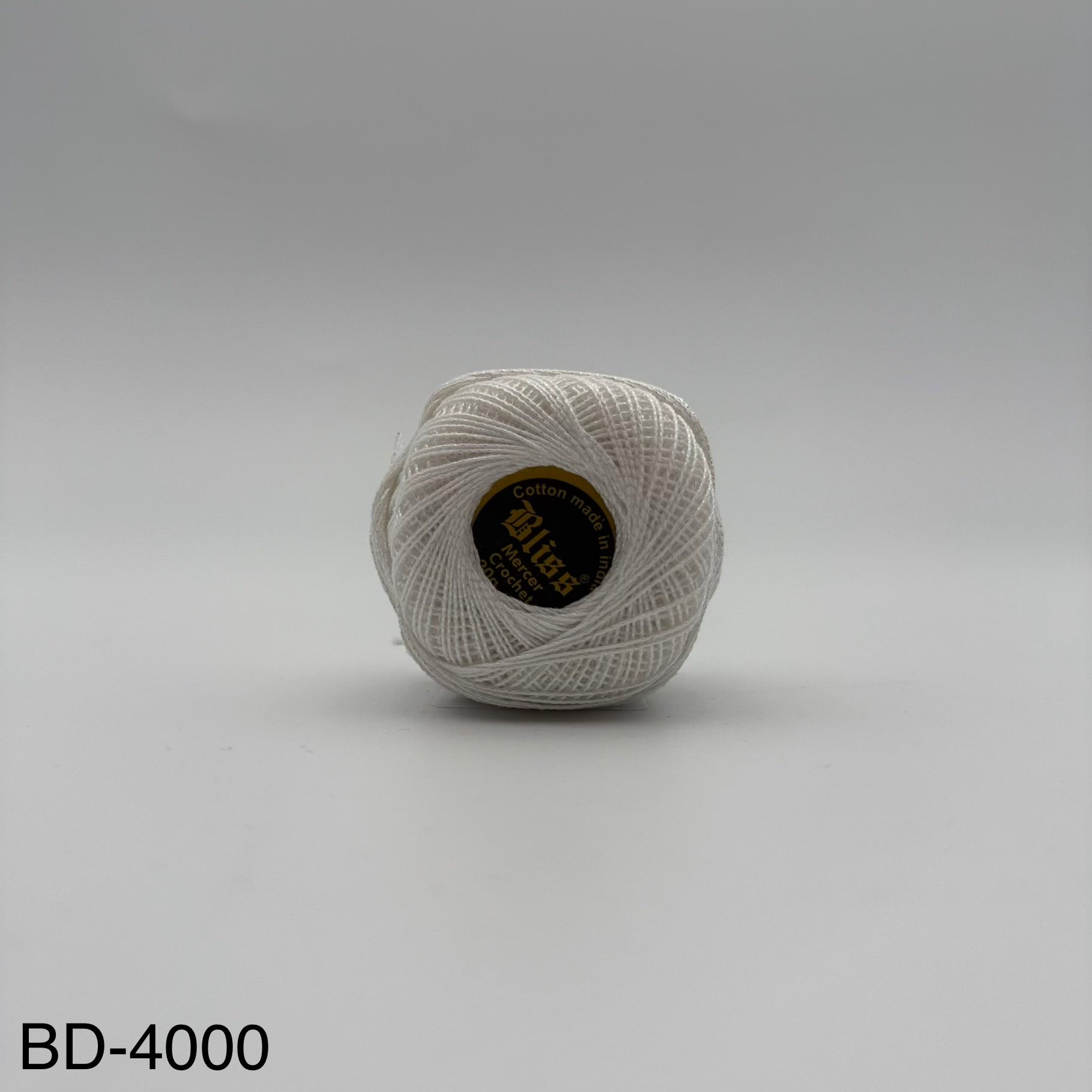 Fils coton bicolore et lurex pour broder ou crocheter BD-4000