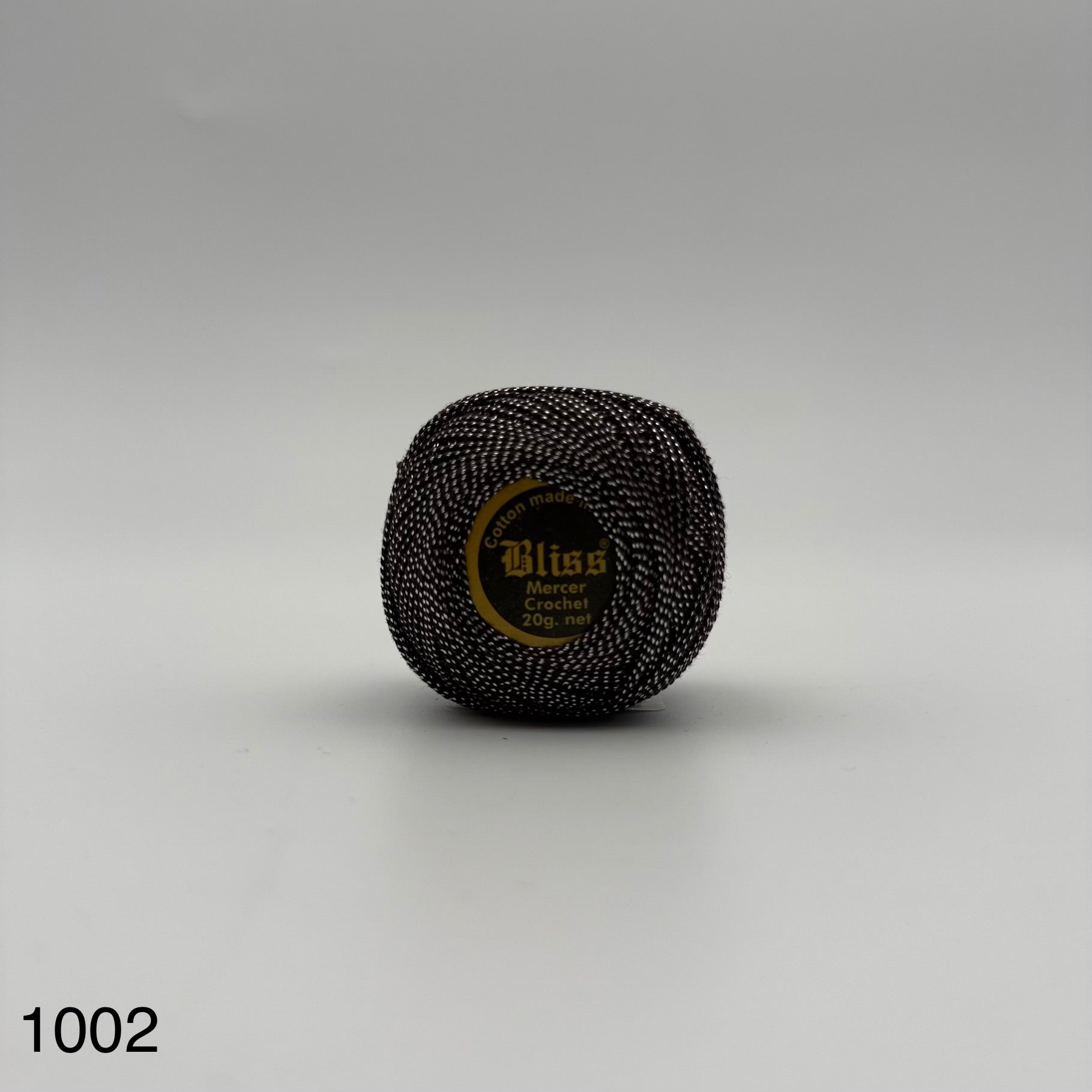 Fils coton bicolore et lurex pour broder ou crocheter 1002