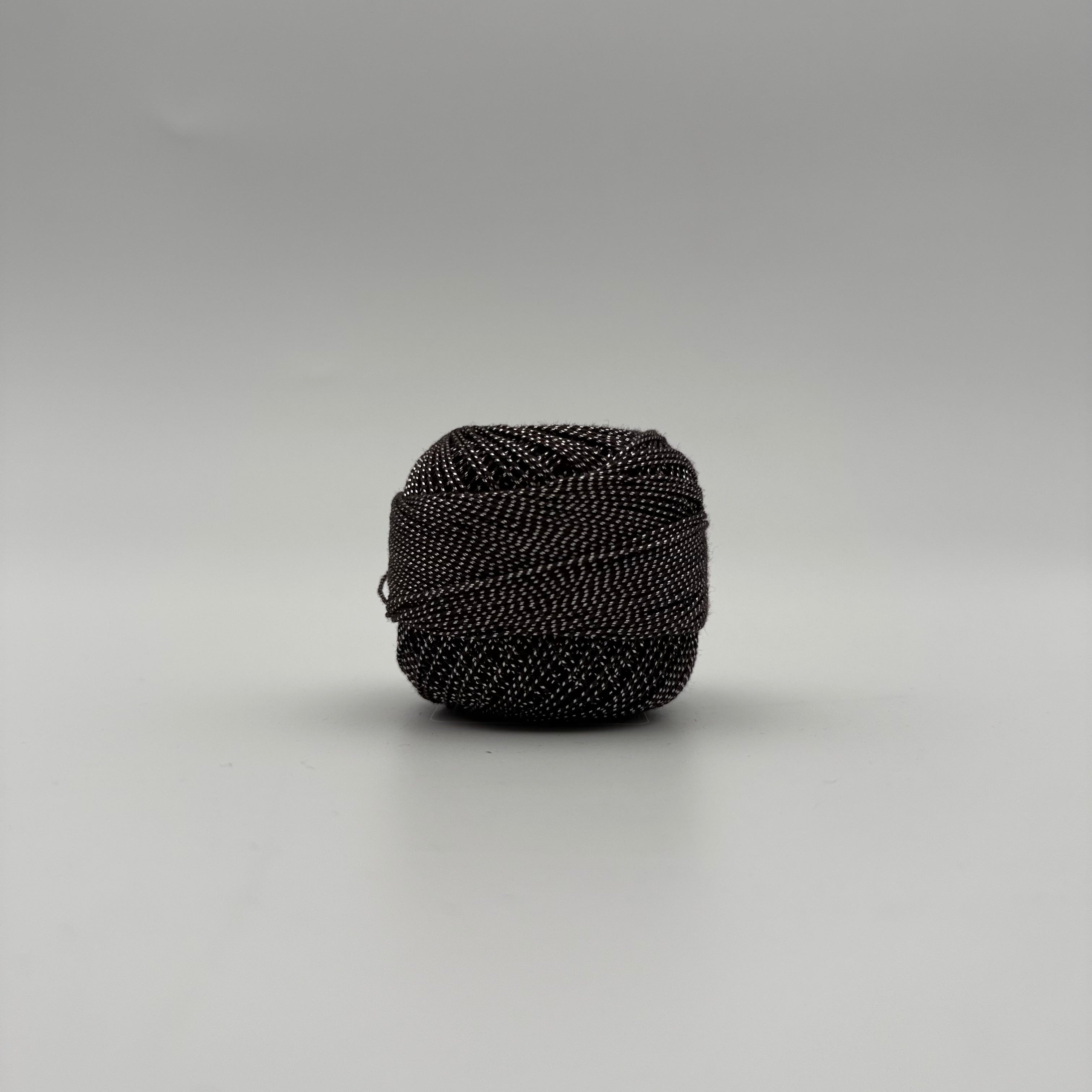 Fils coton bicolore et lurex pour broder ou crocheter 1002