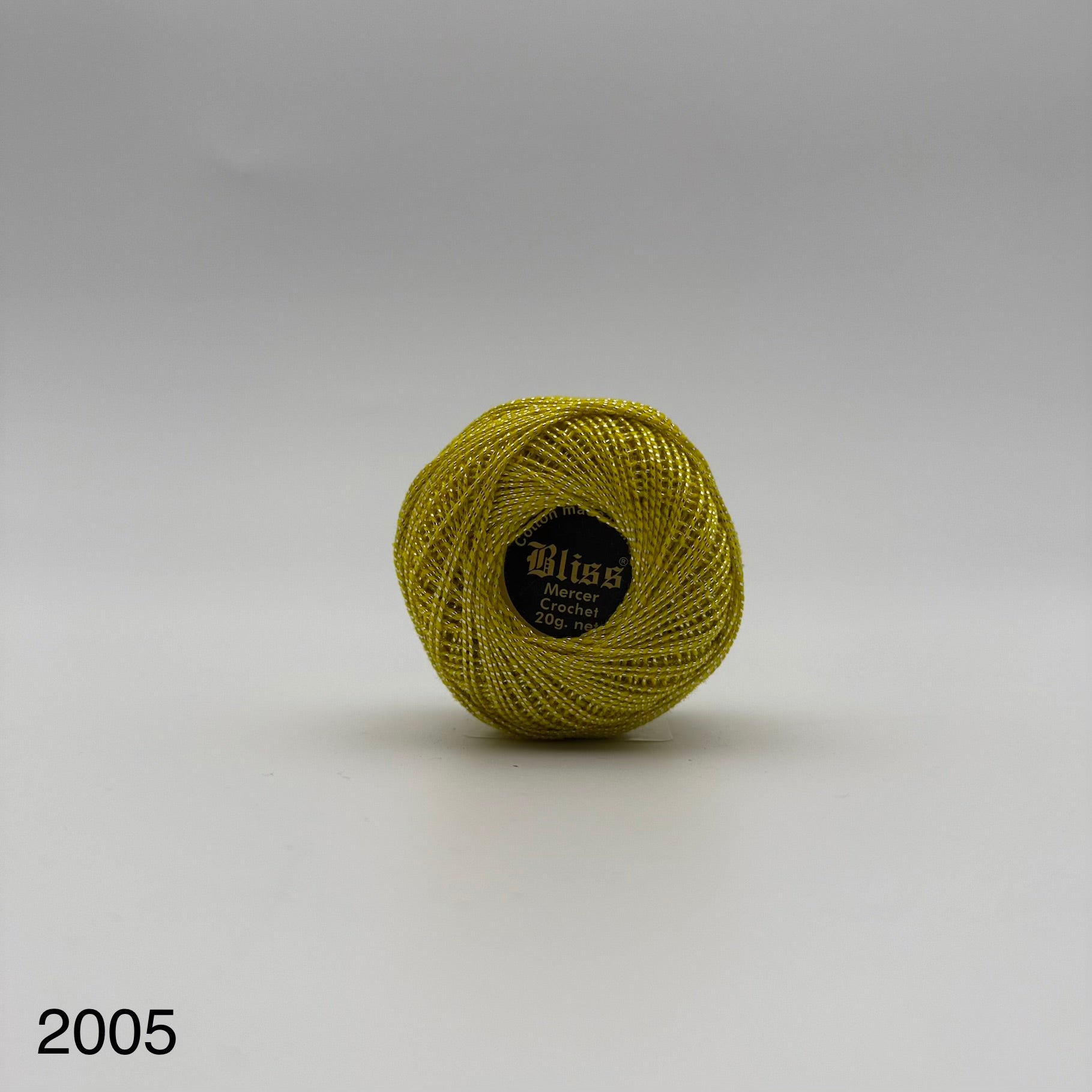 Fils coton bicolore et lurex pour broder ou crocheter 2005
