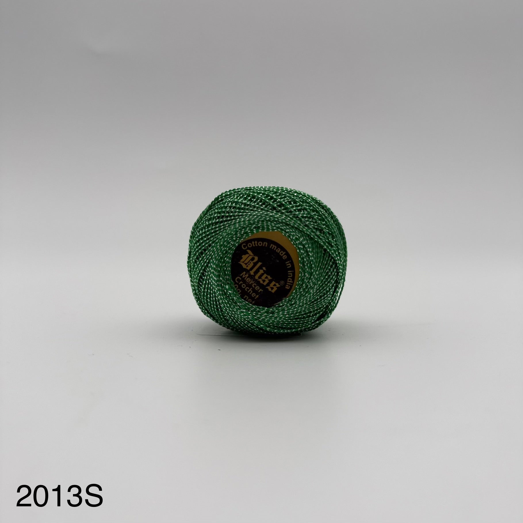 Fils coton bicolore et lurex pour broder ou crocheter 2013S