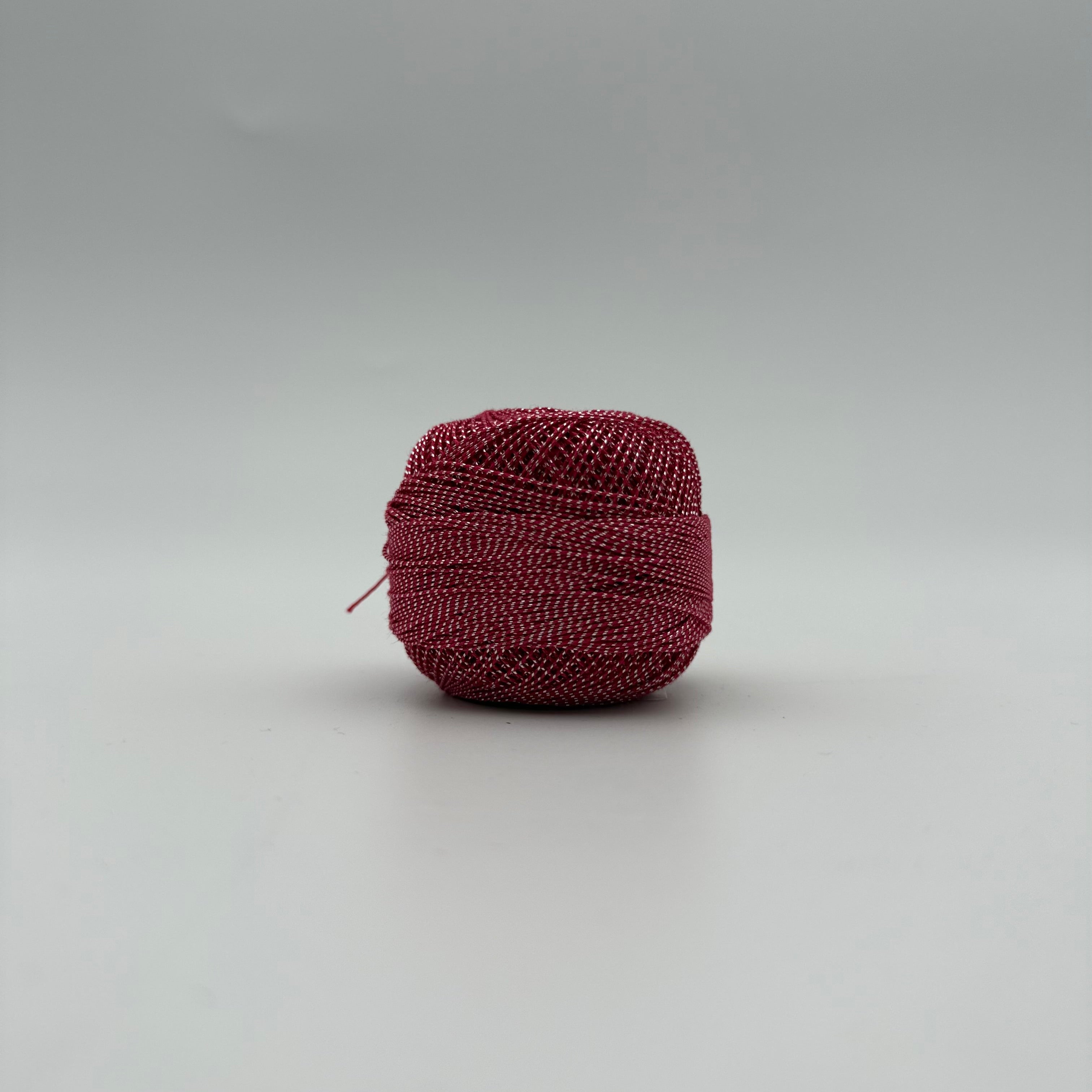 Fils coton bicolore et lurex pour broder ou crocheter BD-2024