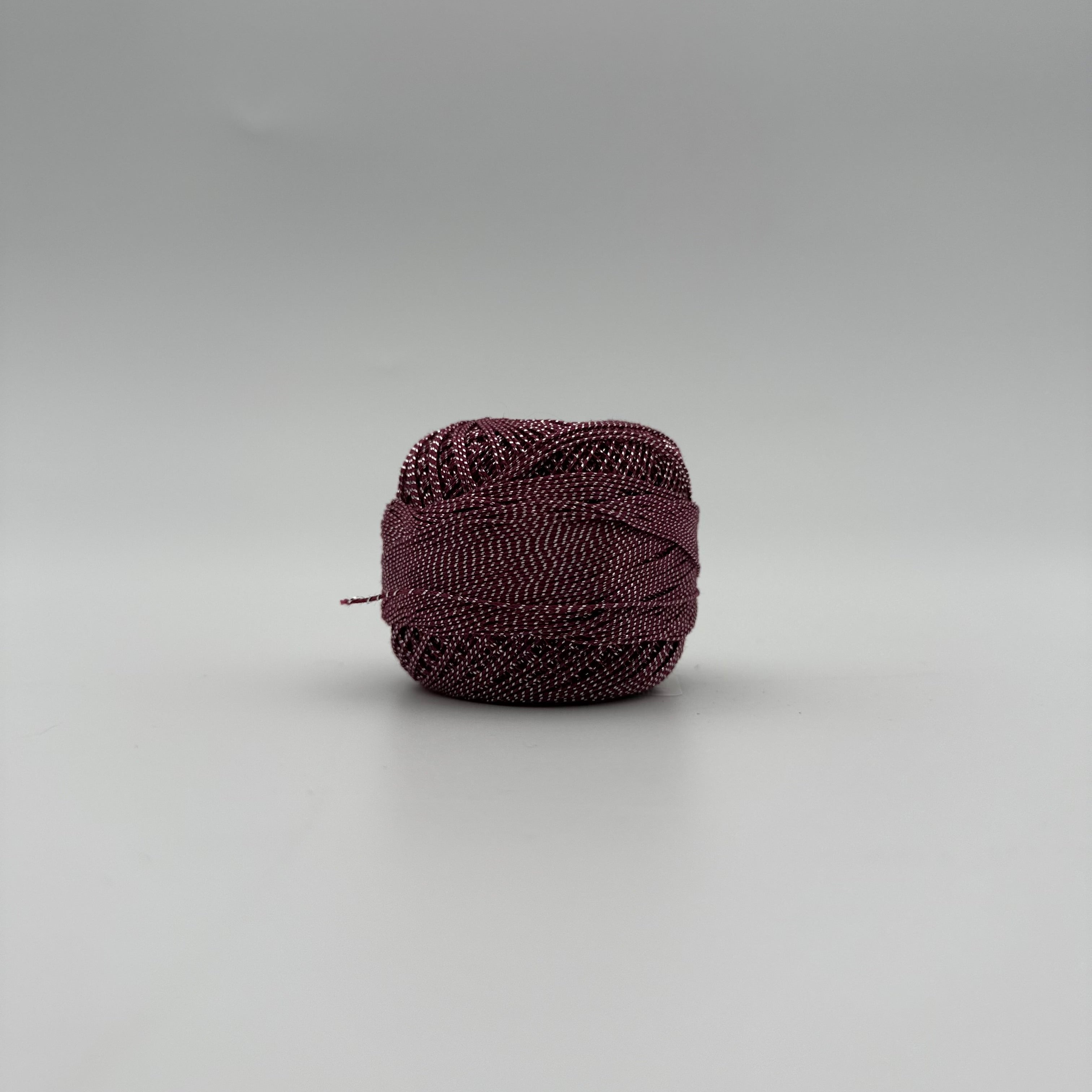 Fils coton bicolore et lurex pour broder ou crocheter BD-2047