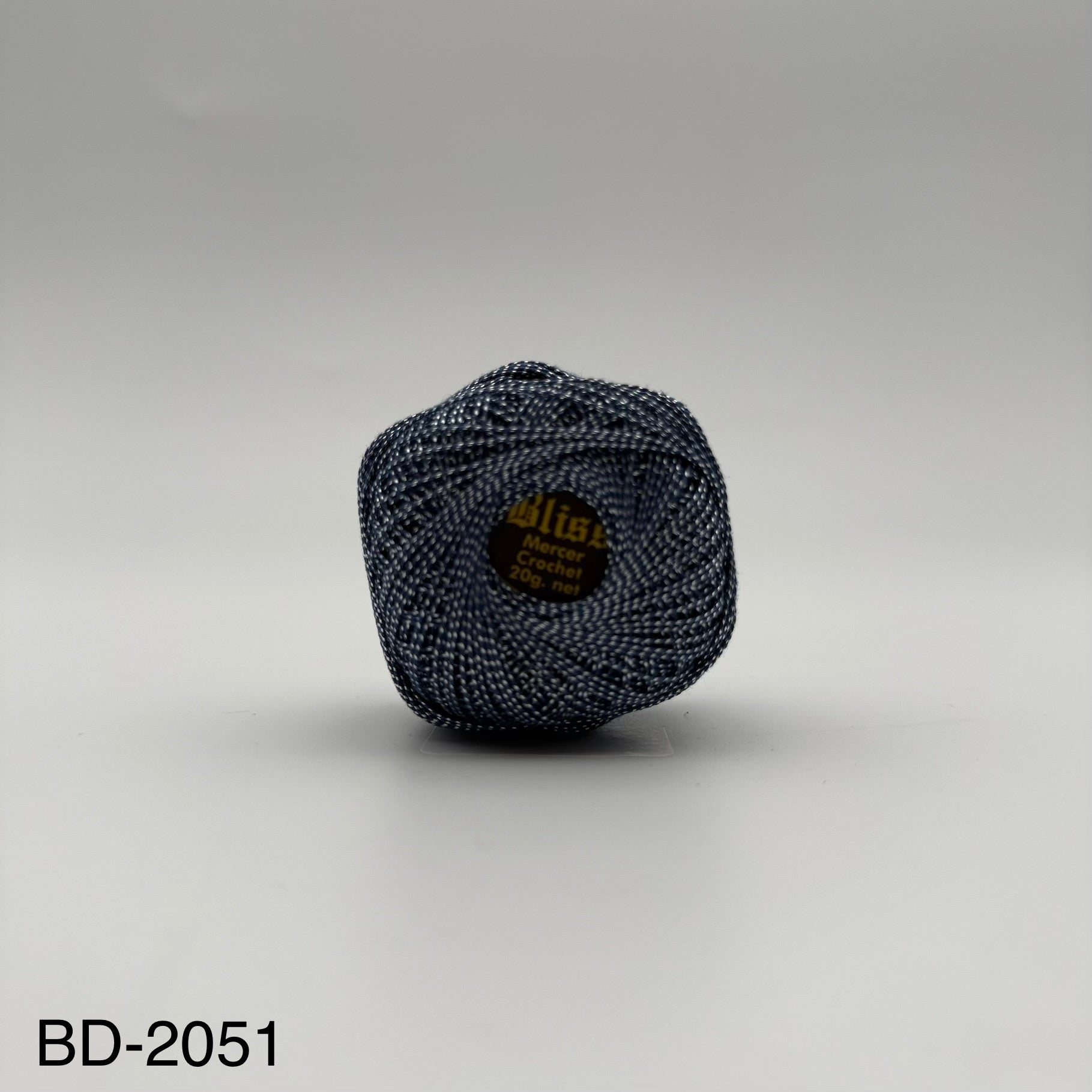 Fils coton bicolore et lurex pour broder ou crocheter BD-2051