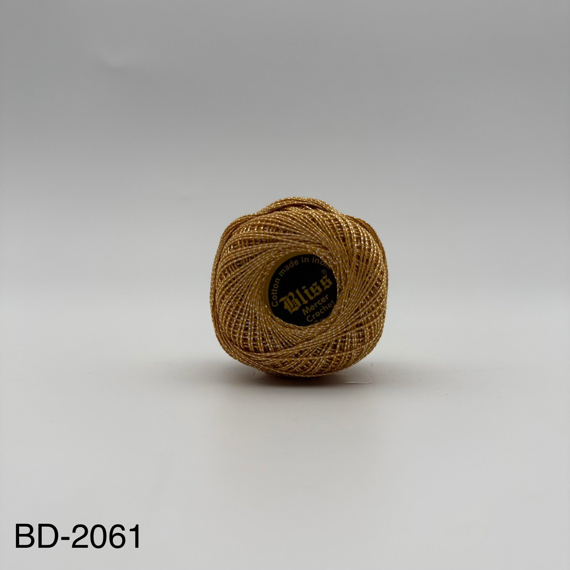 Fils coton bicolore et lurex pour broder ou crocheter BD-2061