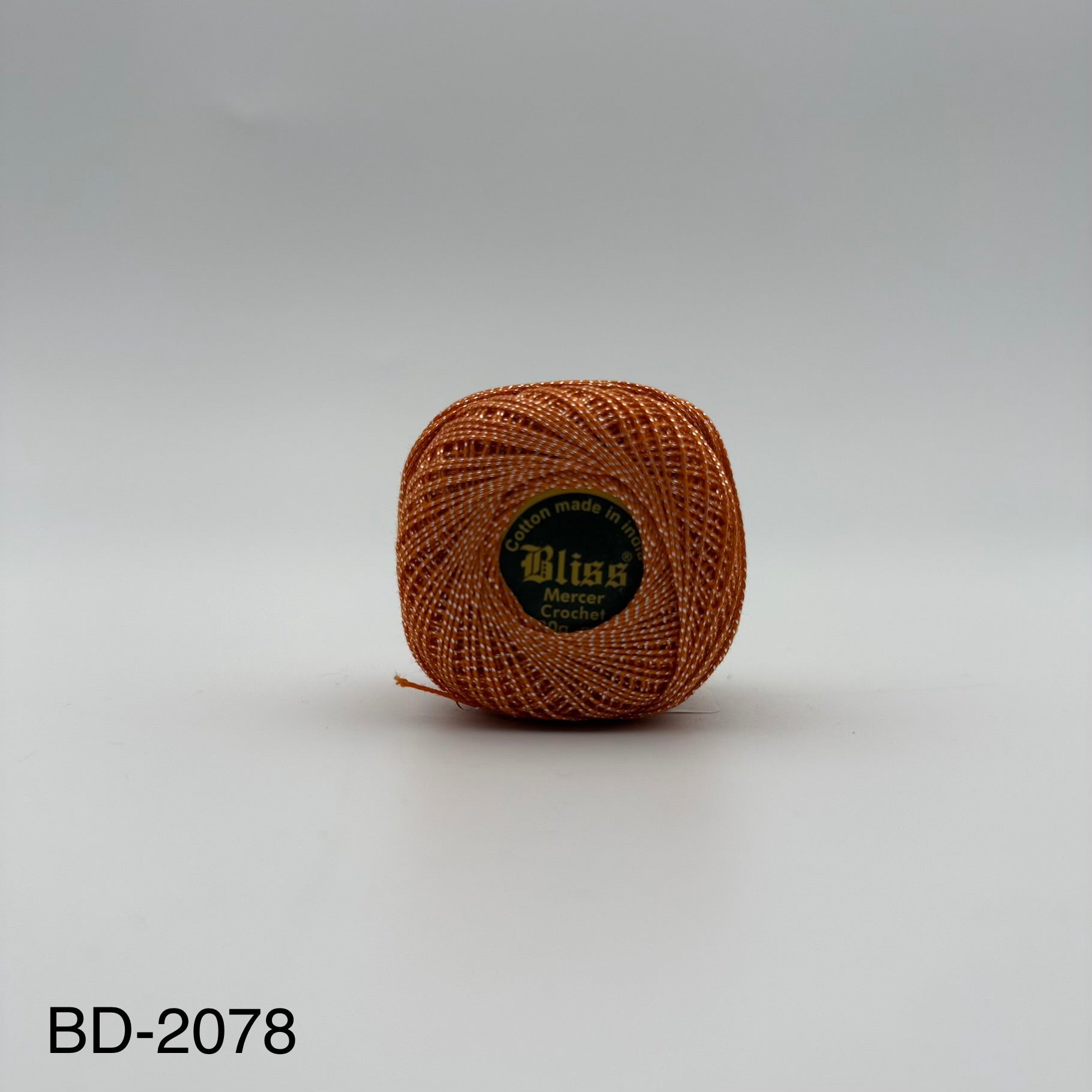 Fils coton bicolore et lurex pour broder ou crocheter BD-2078