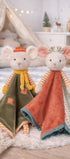 Ingefrid & Henry Baby Rug souris Bukowski Design duo – doudou plat bébé souris cadeau naissance jumeaux original – Tawus