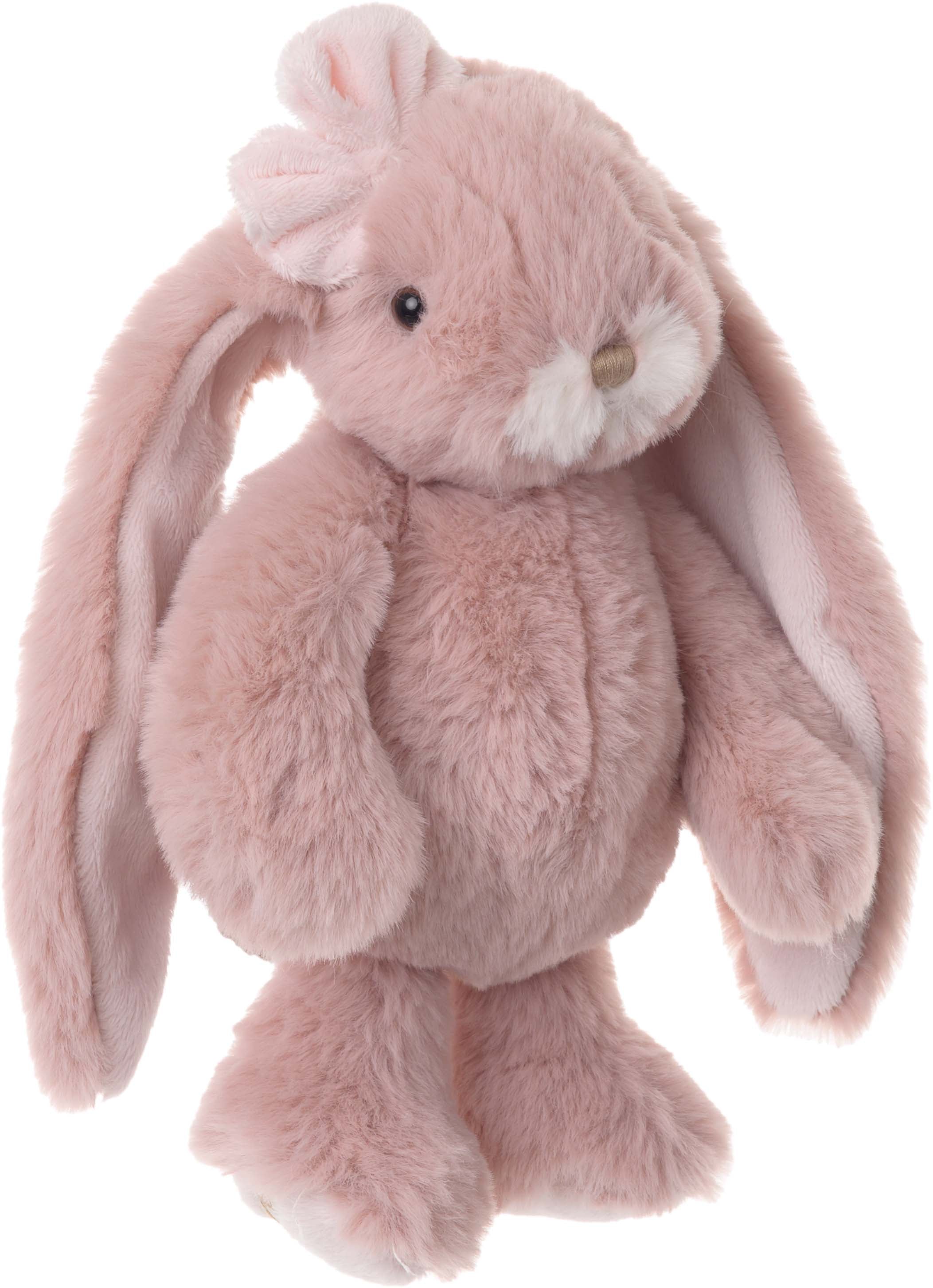 Junior Kanina Antique Pink Bukowski Design – peluche lapin bébé rose poudré doudou cadeau naissance fille original – Tawus

