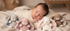 Peluche  Kanina floral Bukowski Design en situation – doudou bébé doux et rassurant, idéal comme cadeau de naissance – Tawus