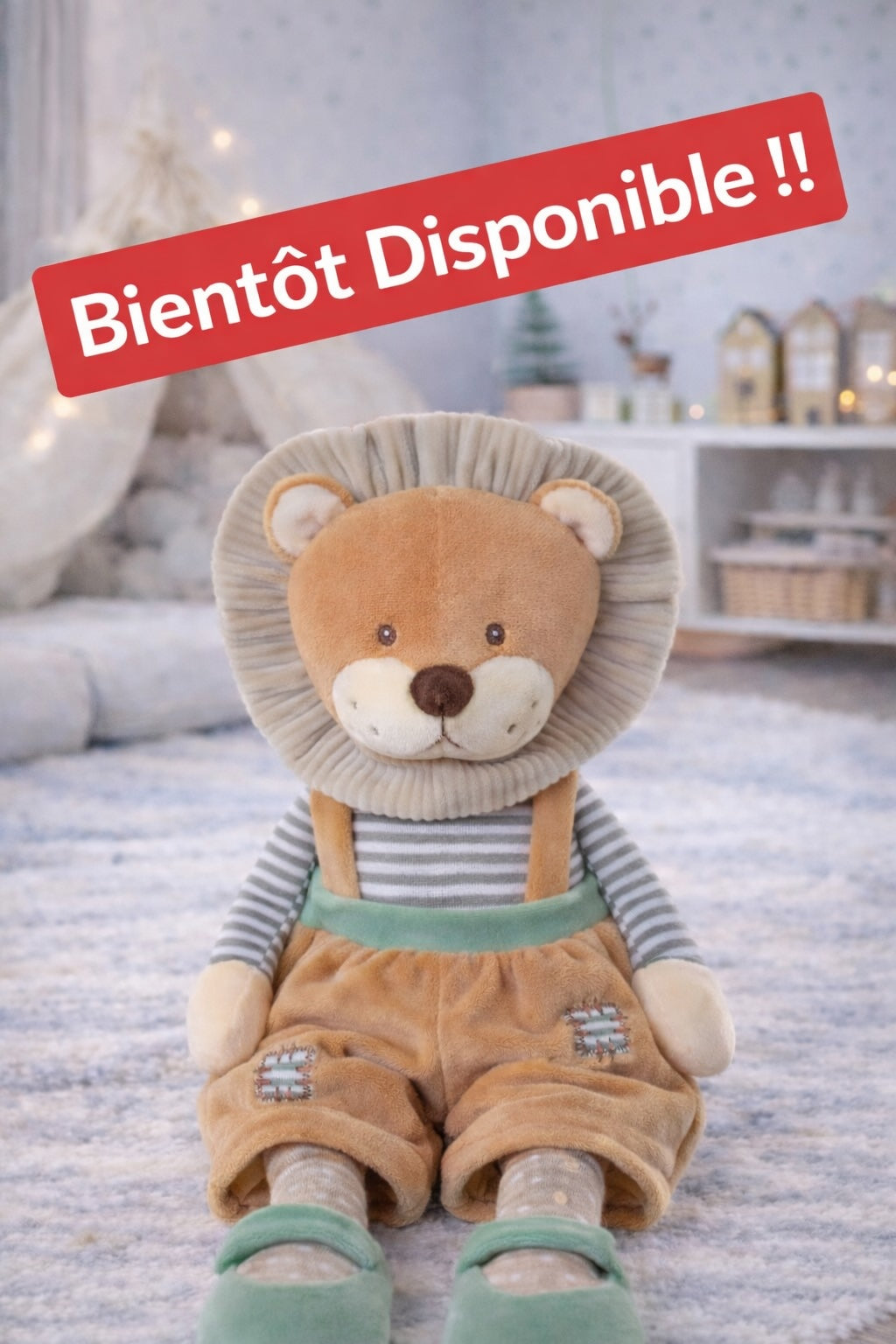 Baby Maël - peluches Lion Bukowski Design®