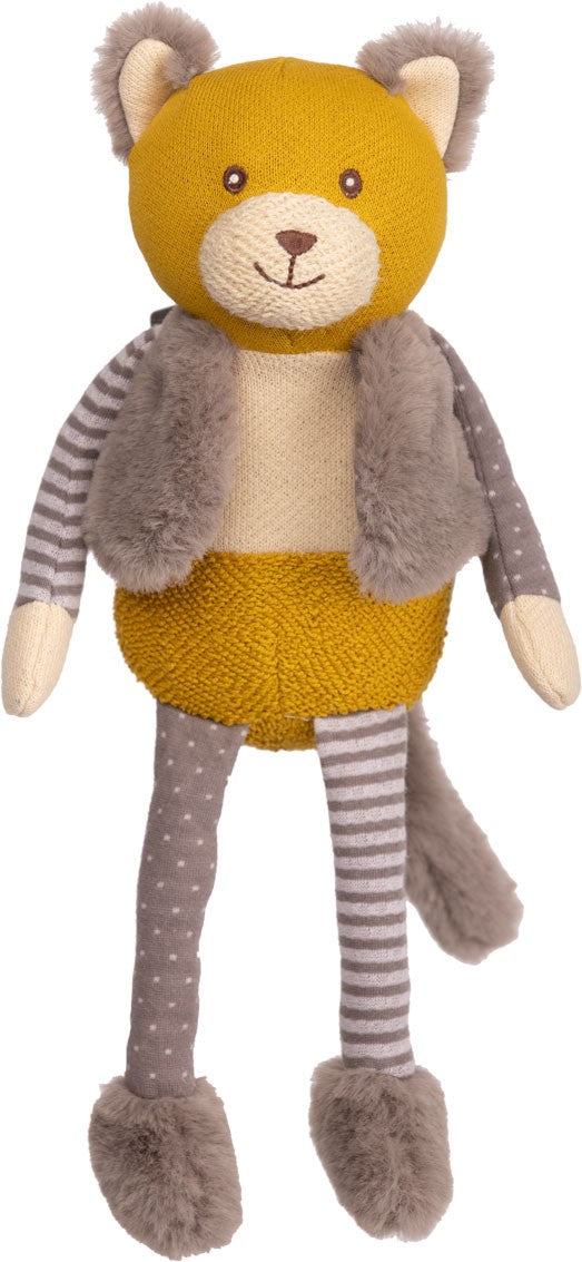 Matthew lion Bukowski Design en situation – peluche bébé lion doudou cadeau naissance enfant original – Tawus