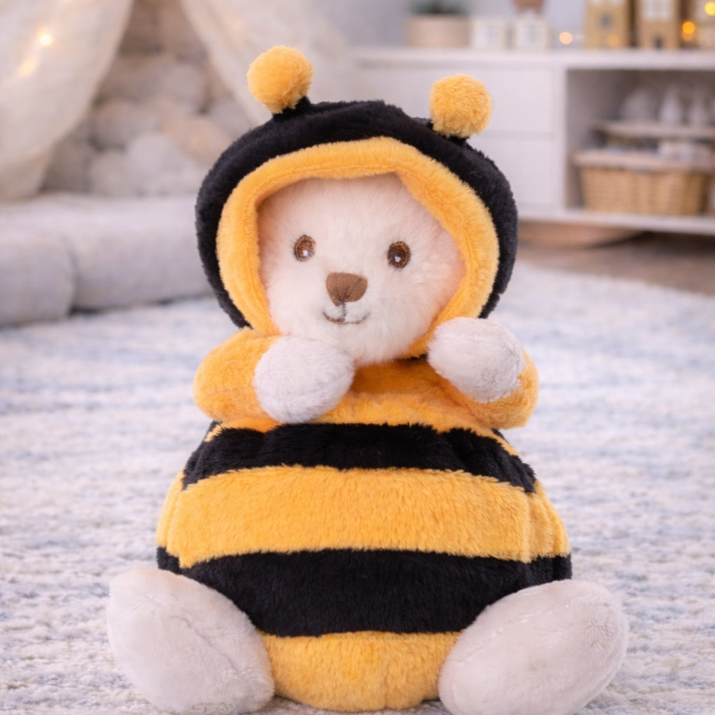 Peluche abeille Ziggy Bukowski Design – doudou bébé abeille cadeau naissance original jouet enfant – Tawus
