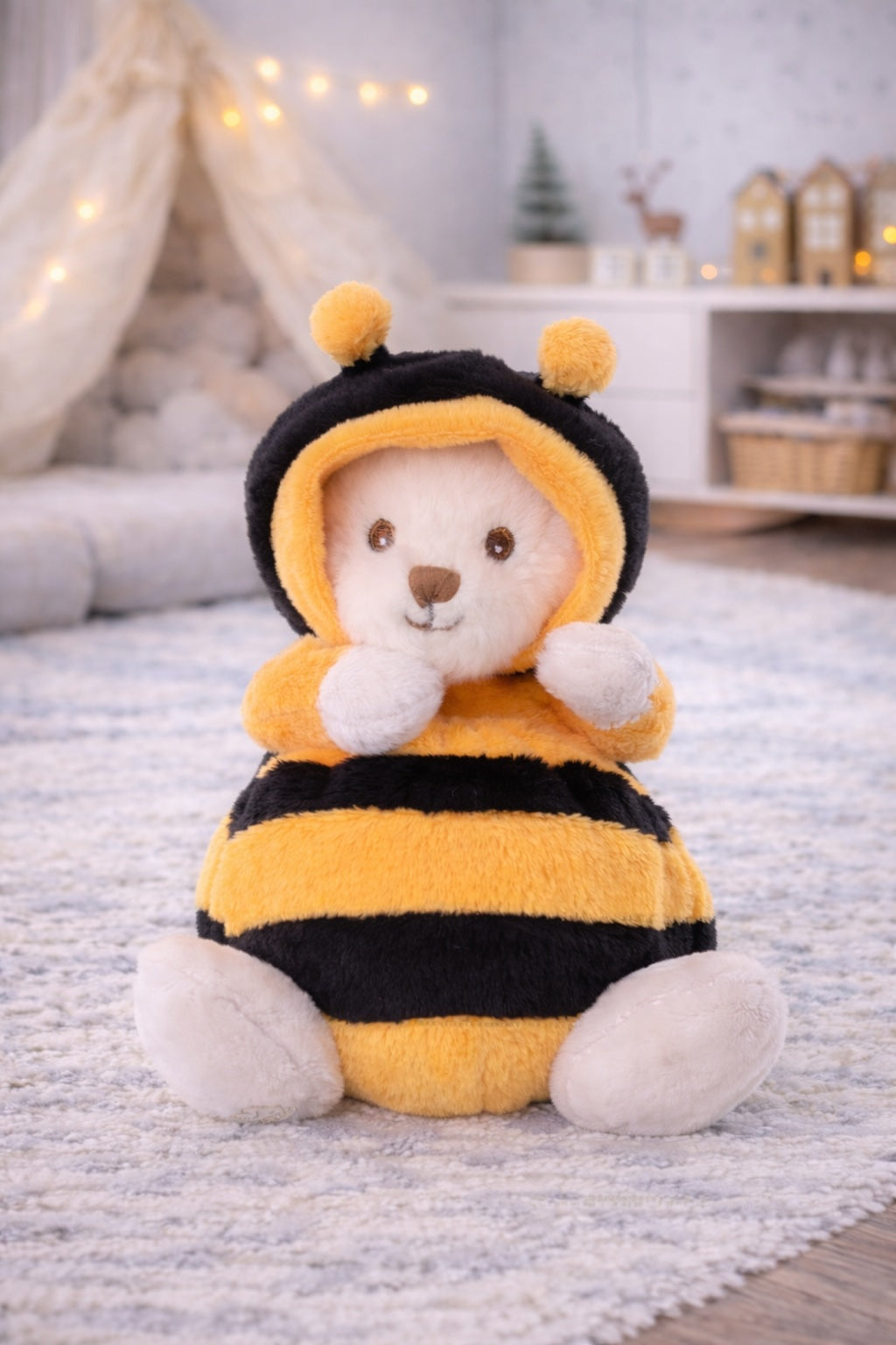 Peluche abeille Ziggy Bukowski Design – doudou bébé abeille cadeau naissance original jouet enfant – Tawus