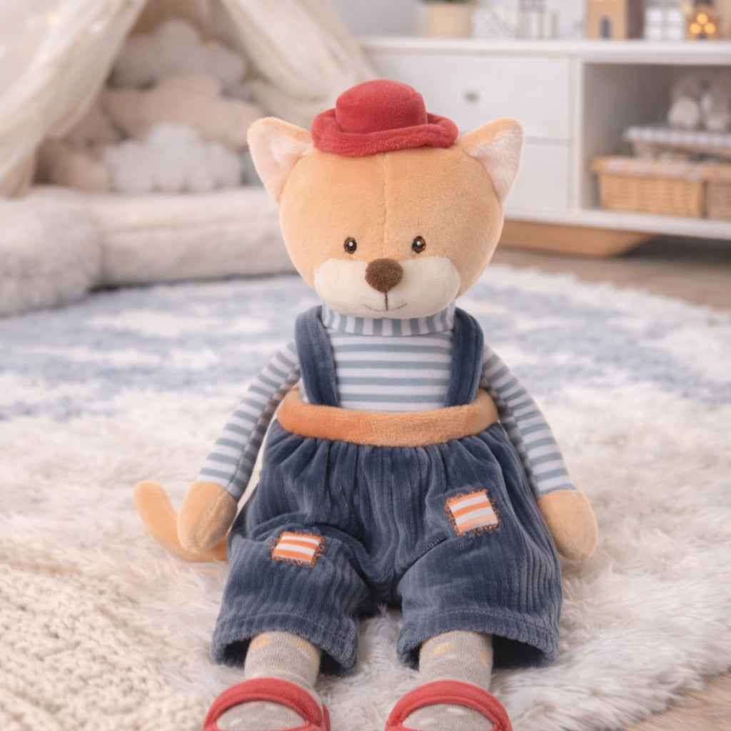 Peluche chat Baby Ben Bukowski Design – doudou bébé chat cadeau naissance original jouet enfant – Tawus
