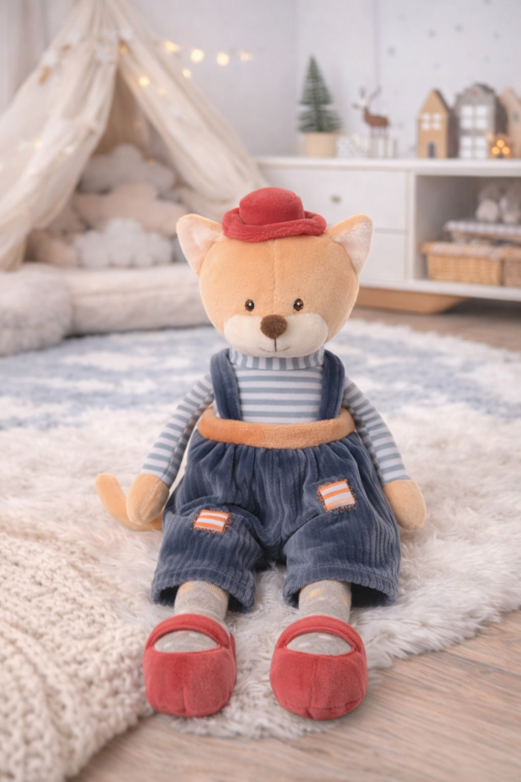 Peluche chat Baby Ben Bukowski Design – doudou bébé chat cadeau naissance original jouet enfant – Tawus