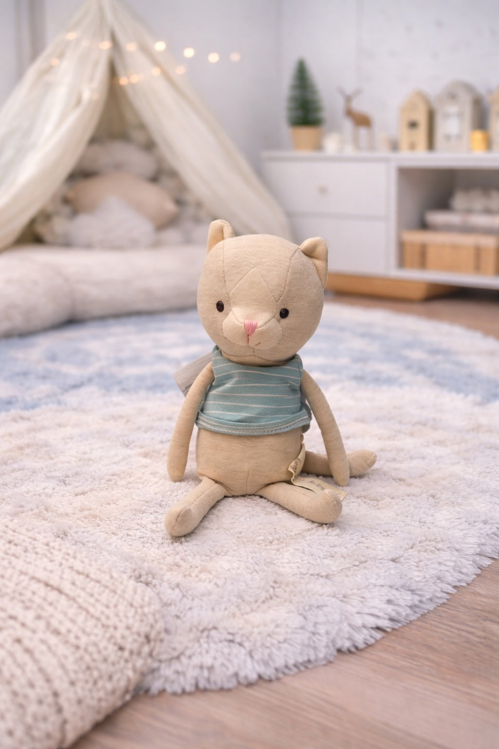 Peluche chat Wilma Bukowski Design – doudou bébé chat fille cadeau naissance original jouet enfant – Tawus