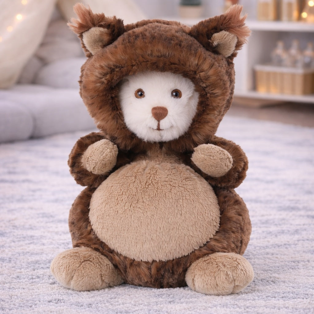 Peluche écureuil Ziggy Bukowski Design – doudou bébé écureuil cadeau naissance original jouet enfant – Tawus