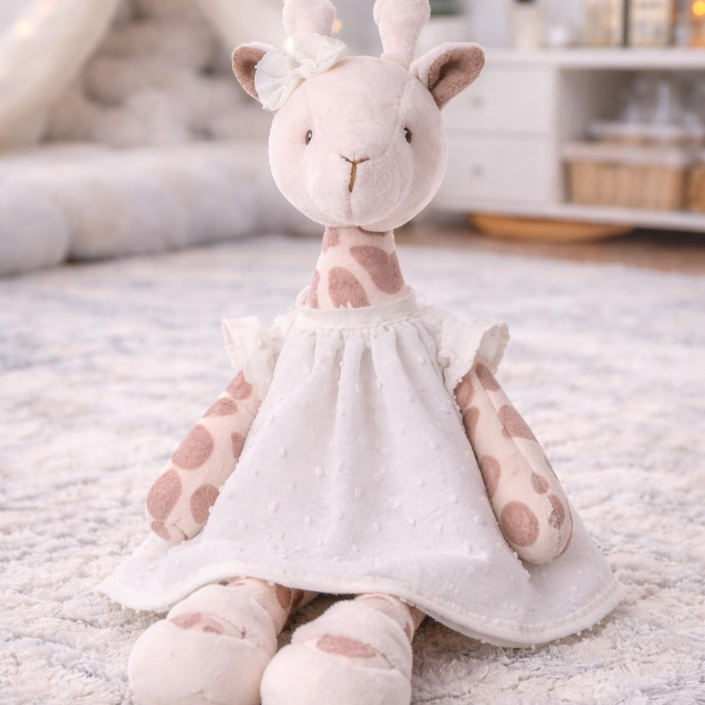 Peluche girafe Lucy Bukowski Design – doudou bébé girafe cadeau naissance original – Tawus