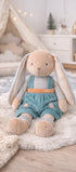 Peluche lapin Bunny Brothers bleu Bukowski Design – doudou bébé lapin bleu cadeau naissance garçon – Tawus