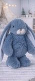 Peluche lapin Junior Kanina Fjord Blue Bukowski Design – doudou bébé lapin bleu fjord cadeau naissance garçon – Tawus